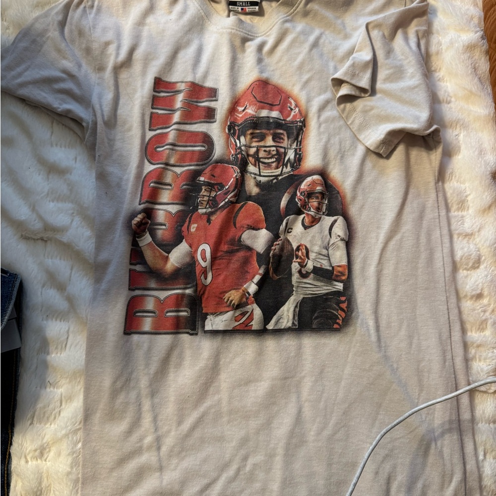 Graphic T-Shirt with Football Design